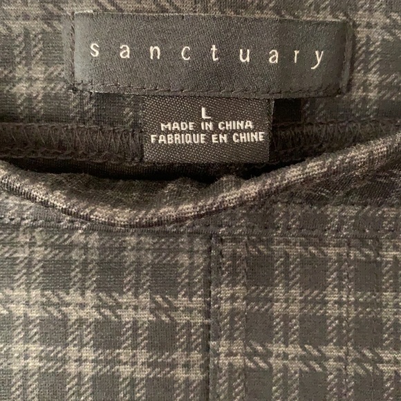 Sanctuary Owen plaid Ponte straight legging - Picture 14 of 15